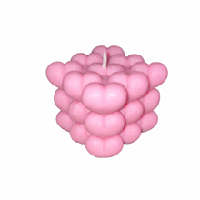 Load image into Gallery viewer, Heart Bubble Candle
